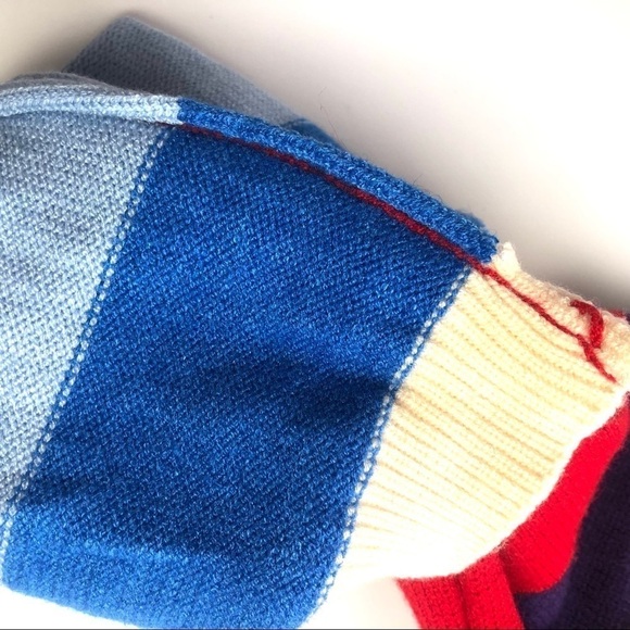 Rainbow Striped Crew Neck Sweater - Picture 12 of 16